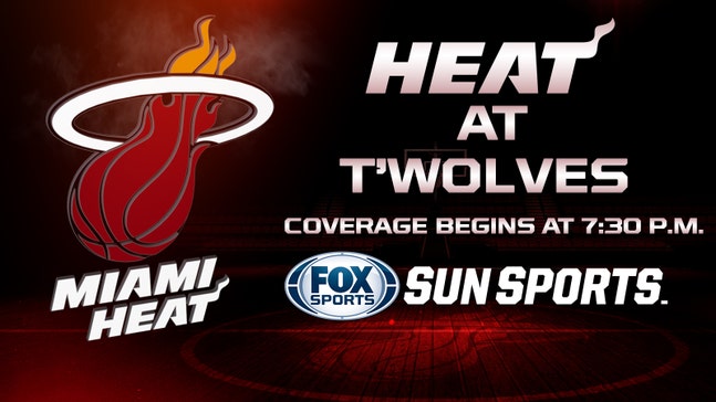 Heat at Timberwolves LIVE GameTrax